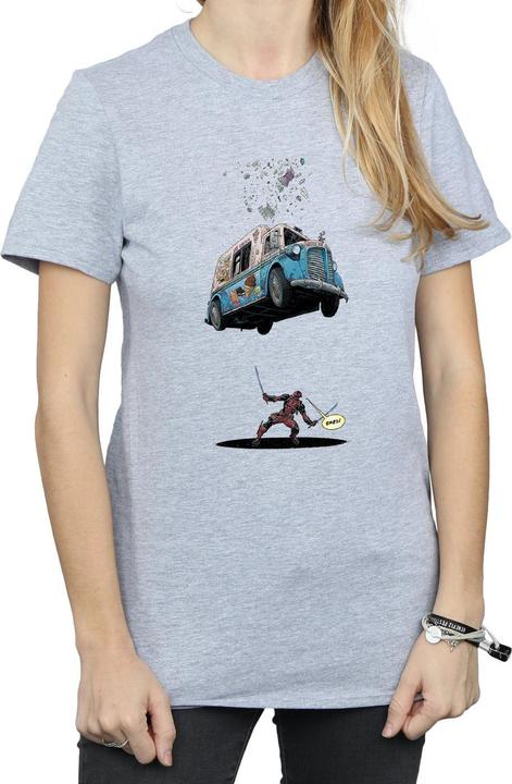 Image du produit - T-shirt DEADPOOL ICE CREAM - Femme (XXL)