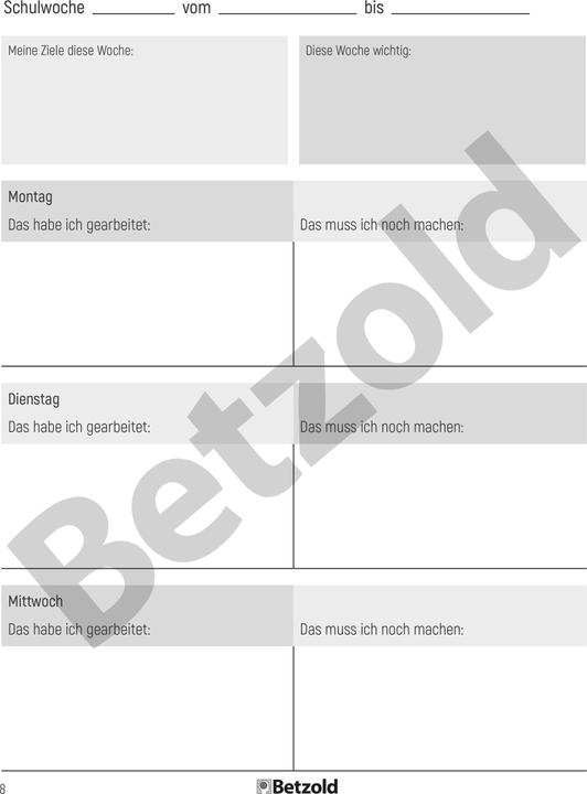 Immagine prodotto Betzold Diario di apprendimento