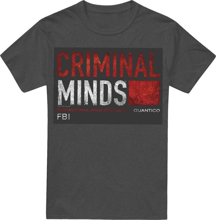Immagine prodotto Criminal Minds Maglietta Carta del Titolo Adulto Unisex (S)