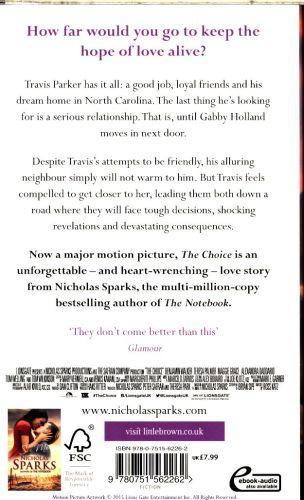 Produktbild The Choice. Movie Tie-In (Englisch, Nicholas Sparks, 2016)
