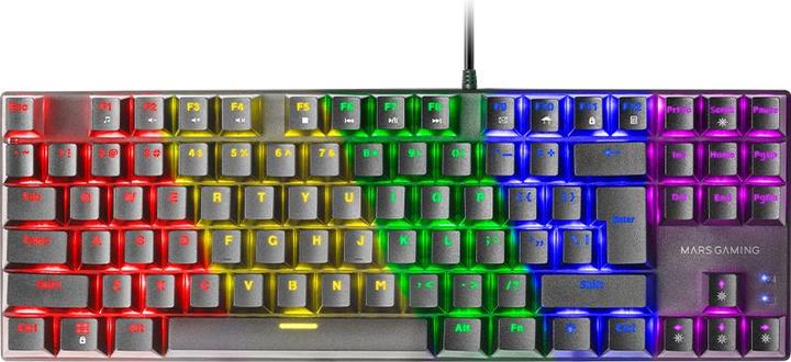 Produktbild Mars Gaming MK80 Mechanische Tastatur für Spiele RGB / Brown Switch / US (US, Kabelgebunden)