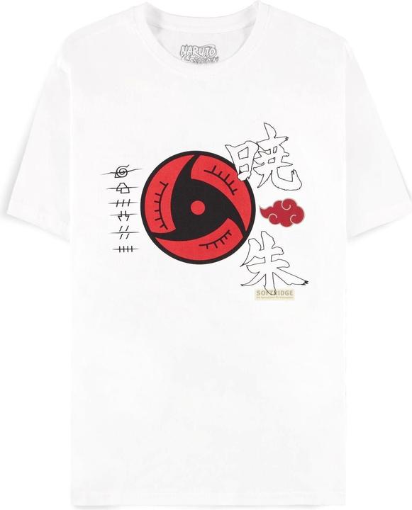 Difuzed Naruto Shippuden T-Shirt Akatsuki Symbols White Grösse XL (XL)