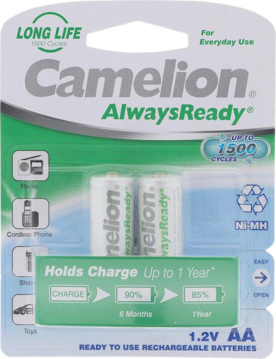 Produktbild Camelion Akku AA, Mignon LR6, HR6, in 2er Blisterverpackung (2 Stk., AA, 800 mAh)