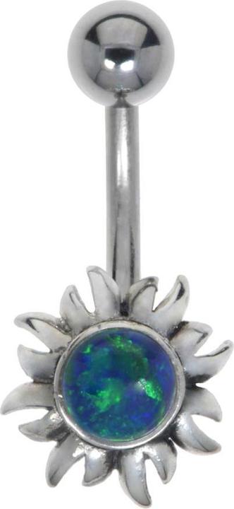 Produktbild Bijouteria Bauchpiercing (Schmuckstein, Silber 925, Chirurgenstahl 316L)