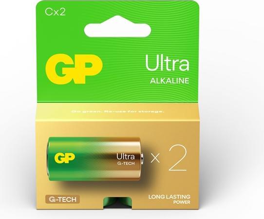 Image du produit GP Batteries Pile Ultra Alkaline C Baby 1,5V 2er Blister (2 pcs, C)