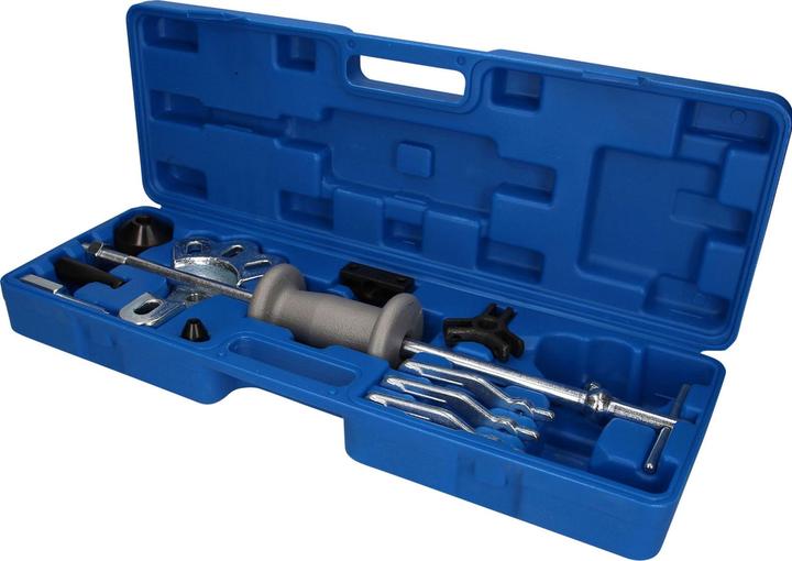 Actual product image Brilliant Tools Wheel hub puller with slide hammer, forged, 14 pcs.
