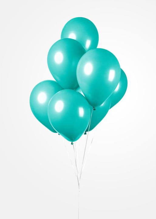 Actual product image Globos Balloons Turquoise, 30cm, 10pcs.