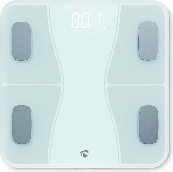 Image du produit Nedis WIFI-SmartLife-Pèse-personne Bluetooth® | IMC / BMR / Graisse / Os / Poids / Muscle / Quoi (180 kg)
