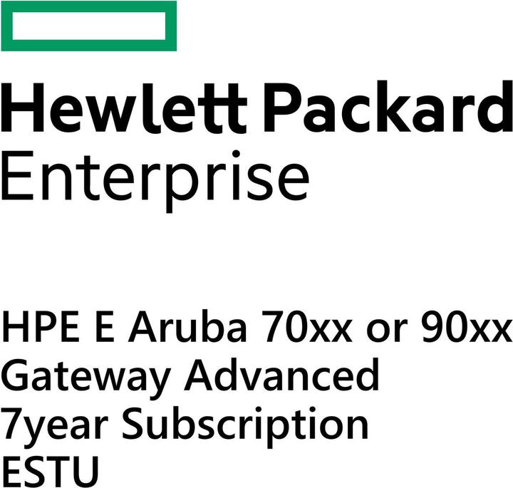 HPE E Aruba 70xx o 90xx Gateway Advanced 7yr Subscription E-STU (1 Dispositivi)