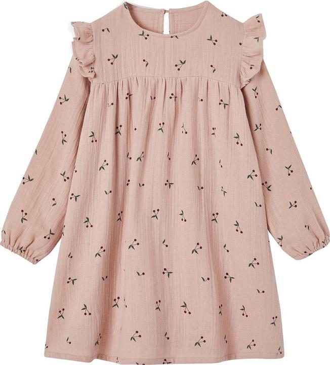 Produktbild Vertbaudet Mädchen Kleid mit Volants, Musselin (140)
