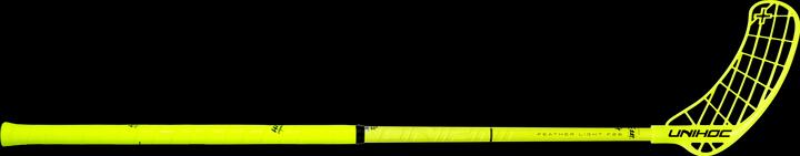 Actual product image Unihoc PLAYER+ FEATHER LIGHT 26 neon gelb 22/23-96 cm-Rechts (96 cm, Right)