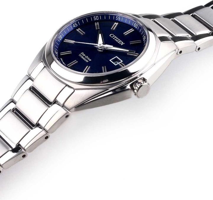 Actual product image Citizen EW2210-53L Eco-Drive Super Titanium Ladies 34mm 10ATM (Analogue wristwatch, 34 mm)