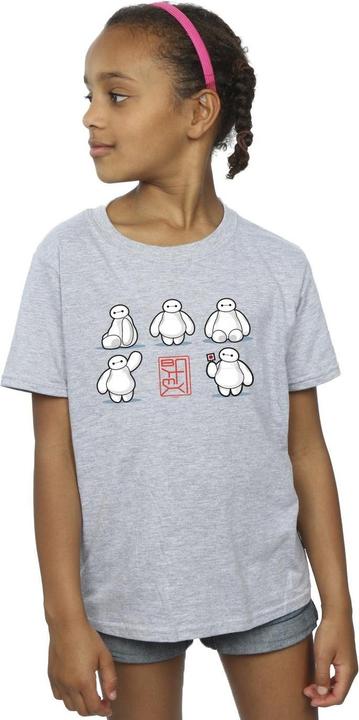 Immagine prodotto Disney Big Hero 6 Baymax Many Poses Maglietta Ragazze (104)
