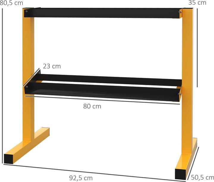 Immagine prodotto SportNow Rastrelliera per manubri con 2 gradini