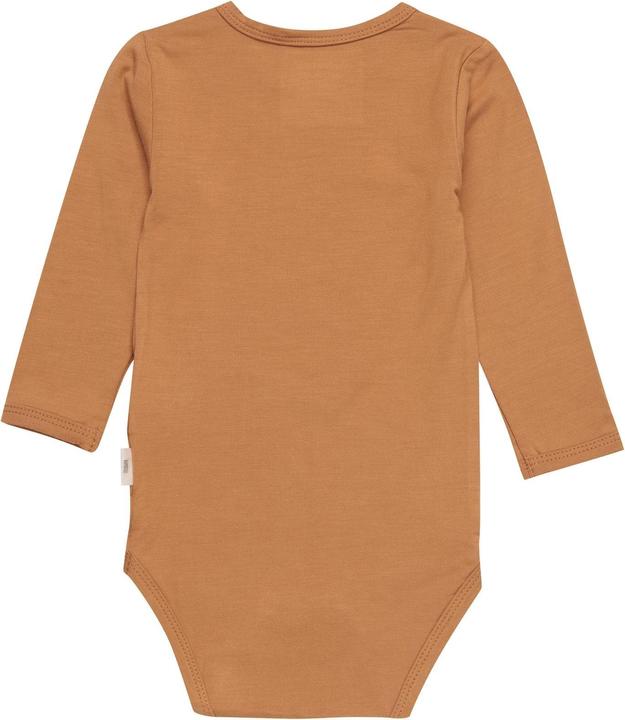 Actual product image Minymo Long sleeve bodysuit Bamboo Chipmunk Gr. 74 (74)