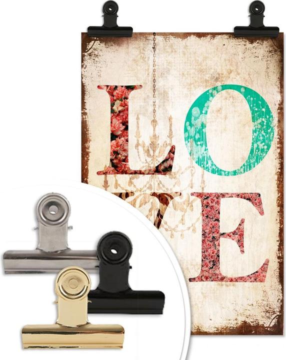 Actual product image Trenddeko Love - Vintage (70 x 100 cm)