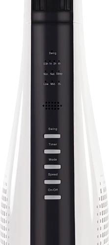 Productafbeelding Nordic Home 2-IN-1 torenventilator en luchtcirculatiepomp, 3 snelheden