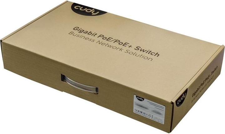 Immagine prodotto Cudy Switch di rete GS1020PS2 Gigabit Ethernet (10/100/1000) Power over Ethernet (PoE) Nero (18 Porti)