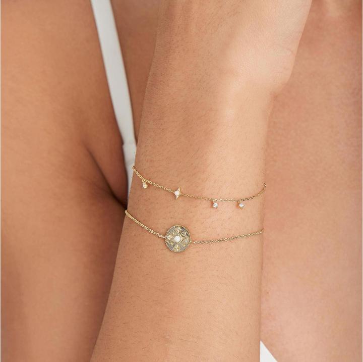 Produktbild Ania Haie Armband Scattered Stars Opal 925 Sterling Silber (18.50 cm, 925er Silber)
