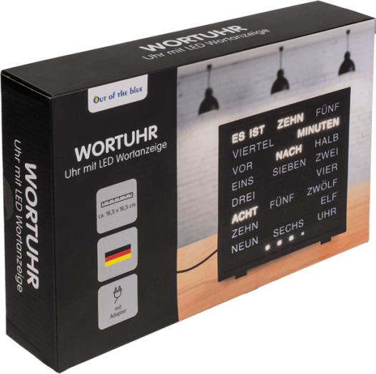 Produktbild Ootb Uhr mit deutscher Wort-Anzeige