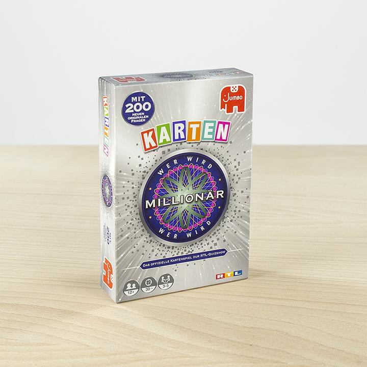 Actual product image Jumbo Who Wants To Be A Millionaire Card Game (German)
