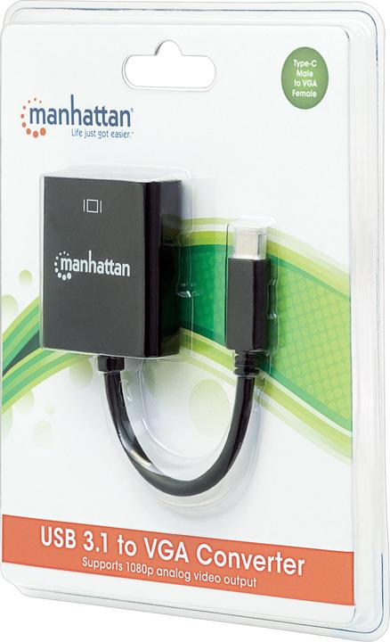 Produktbild Manhattan USB-C zu VGA (VGA, 80 cm)