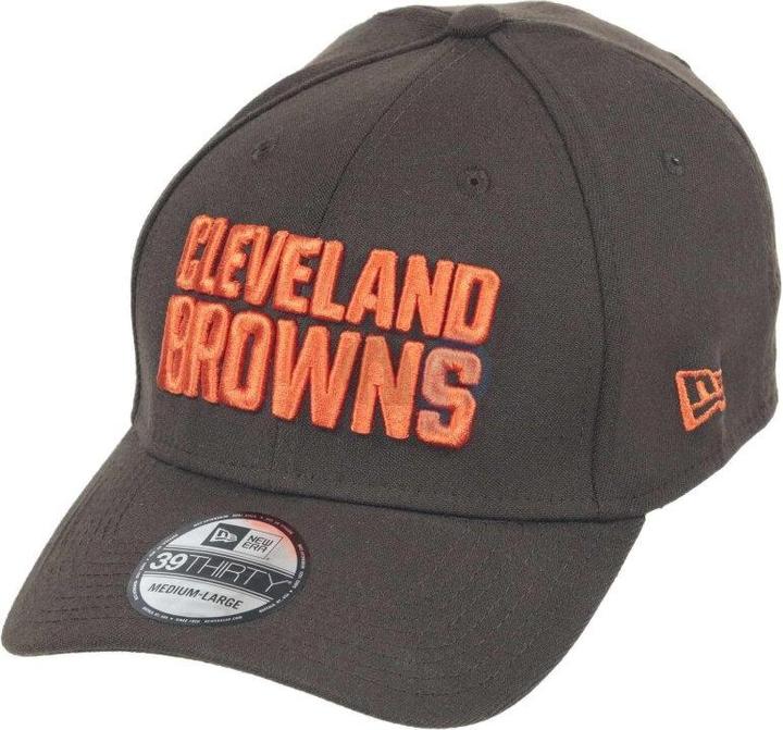 Actual product image New Era NFL - Cleveland Browns - Core Edition 39Thirty Stretch Cap Braun SM (54, 55, 56, 57)