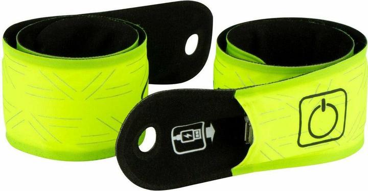Produktbild Sko Schnapparmband Wiederaufladbar Led 2er Set (One Size)