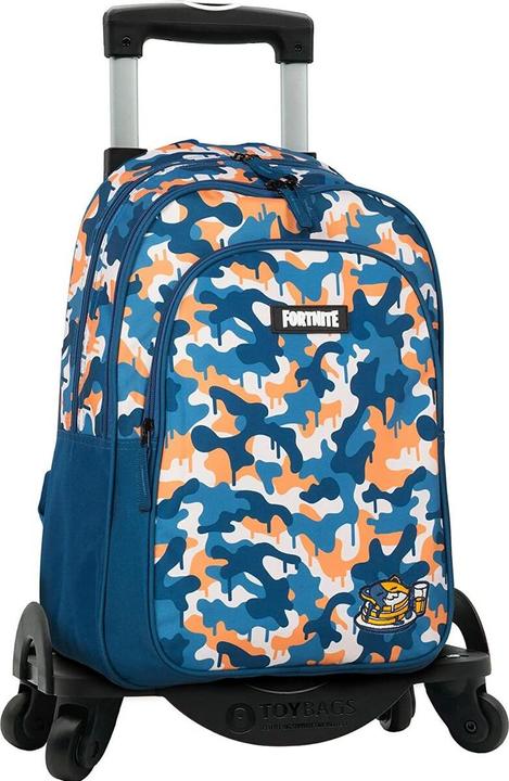 Image du produit Fortnite School Rucksack with Wheels Blue 42 x 32 x 20 cm Camouflage
