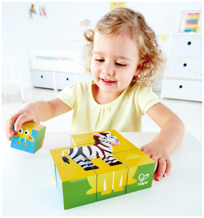 Produktbild Hape Blockpuzzle Dschungel (9 Teile)