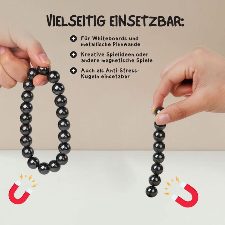 Produktbild Hermex Magnetkugeln 1.3cm Antistress-Magnete Whiteboard Magnete Spielkugeln (20 x)