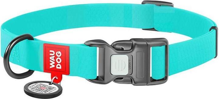 Produktbild Waudog Waterproof glowing dog collar with QR passport 40 mm wide, 46-70 cm long (40, Hund, Hundesport)