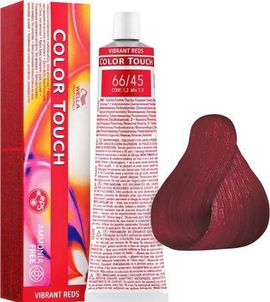 Wella Color Touch P5 66/45 Dark Blonde Intense Cobalt Mahogany 60ml (66, 45 Dark Blonde Intense Cobalt Mahogany)