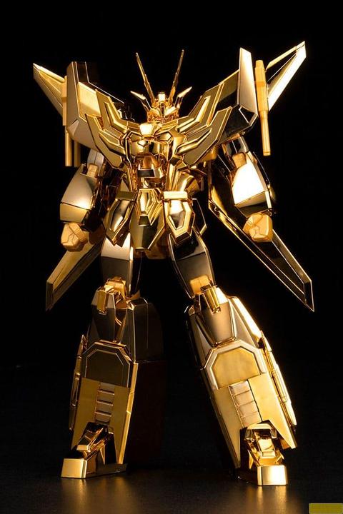 Actual product image Kotobukiya Brave Exkaiser figurine Plastic Model Kit Great Exkizer (Gold-Plated Version) 18 cm
