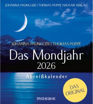 Das Mondjahr 2026 - Abreisskalender (11.5 x 13 cm, Harter Einband, Deutsch)