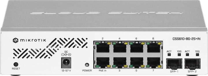 Actual product image MikroTik CSS610-8G-2S+IN (10 Ports)