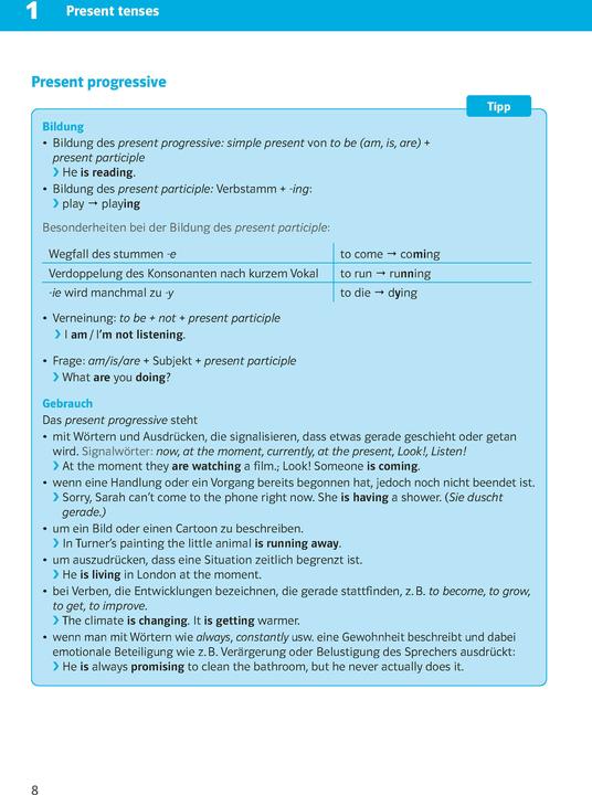 Actual product image Sicher im Abi 10-Minuten-Training Oberstufe Englisch Zeiten (English, German, 2021)