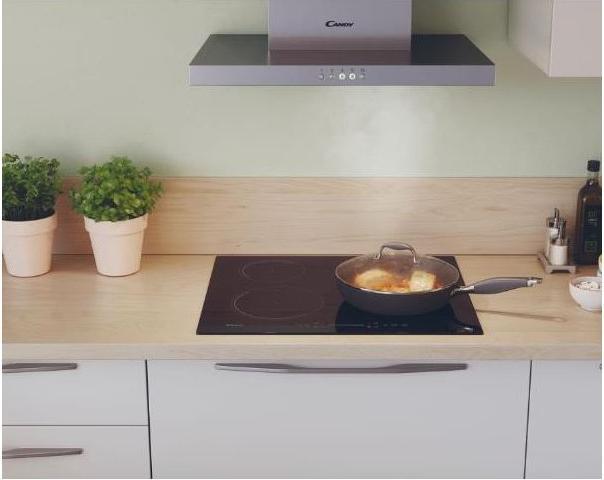 Produktbild Candy Moderna CI642SCBB Schwarzes Kochfeld