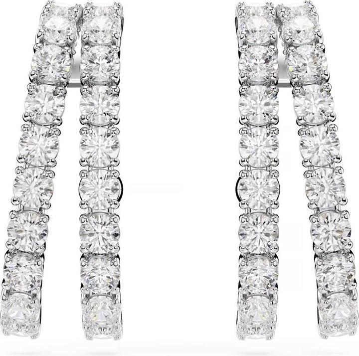Image du produit Swarovski Matrix Ohrspangen Rundschliff Weiss (Métal Swarovski)