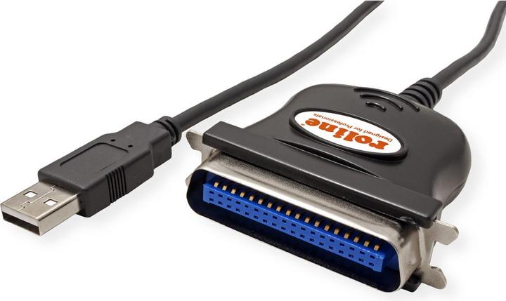 Immagine prodotto Roline Cavo convertitore USB da USB a IEEE 1284 (1.80 m, Parallelo (stampante))