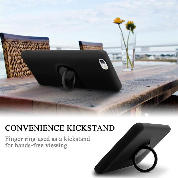 Actual product image Cadorabo TPU Liquid Ring Silicone Case Cover (Apple iPhone 6 Plus)