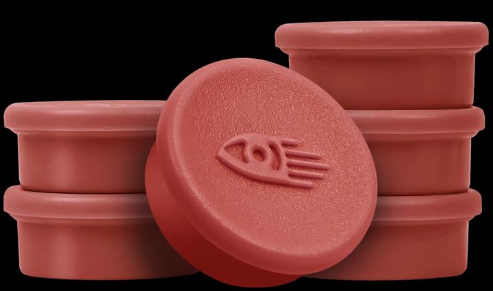 Produktbild Legamaster Haftmagnete 20mm rot (10 x)
