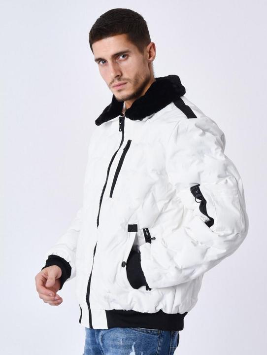 Actual product image Project X Paris furry aviator collarpuffer jacket (XL)