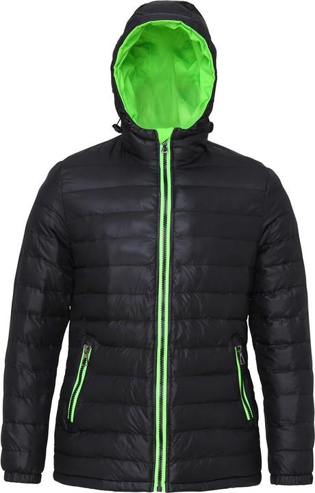 2786 Quilted jacket with hood Water and wind repellent
