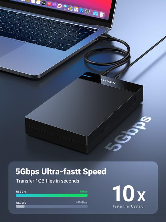 Produktbild Ugreen HDD Festplattenlaufwerk (3.5", 2.5")