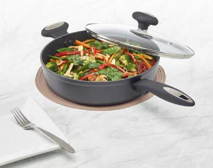 Produktbild Zyliss Bratpfanne Ultimate mit Glasdeckel 28 cm (28 cm, Bratpfanne, Aluminium)