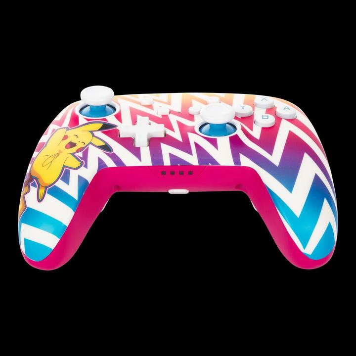 Actual product image PowerA Enhanced Wireless Controller Vibrant Pikachu (Switch, Switch Lite, Switch OLED)