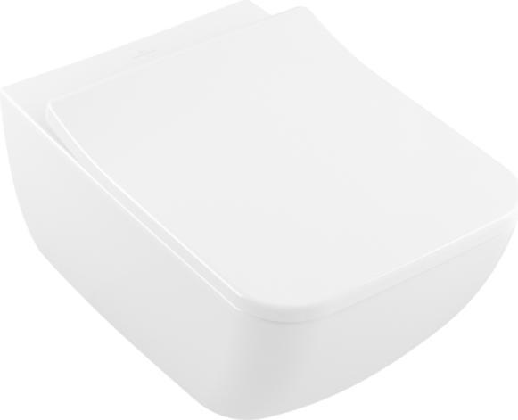 Produktbild Villeroy & Boch Collaro Combi-Pack, Wand-Tiefspül-WC mit DirectFlush, mit WC-Sitz SlimSeat, 4626RS