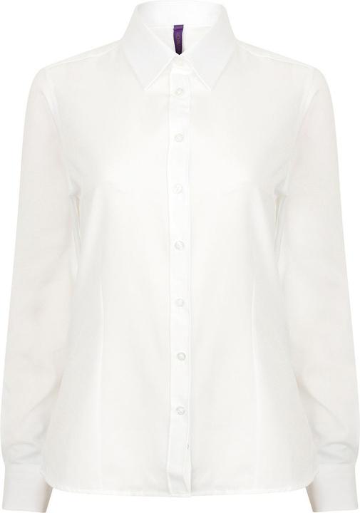 Actual product image Henbury Womens/Ladies Moisture Wicking Long-Sleeved Shirt (L)