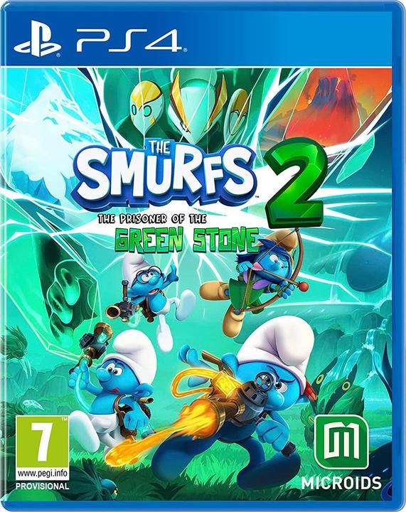 Immagine prodotto Microids I Puffi 2: Il Prigioniero della Pietra Verde - Sony PlayStation 4 - Piattaforma - PEGI 3 (PS4, EN)